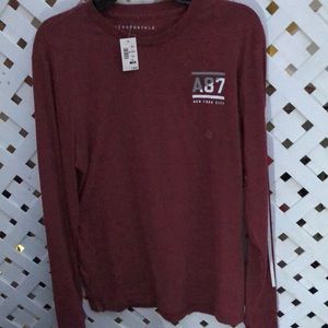 Men’s Aeropostale Burgundy Medium Long Sleeve Tee